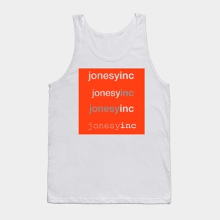 Orange and grey logo Tank Top